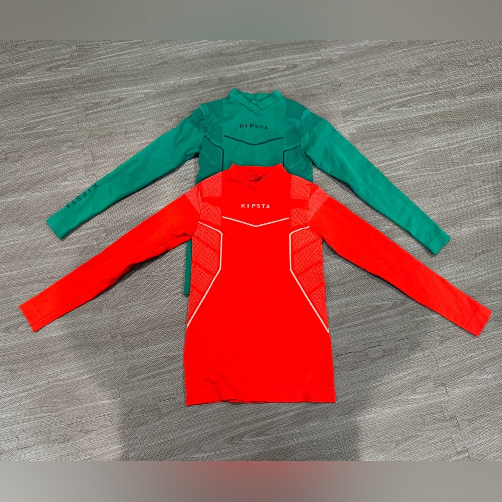 2  kids base-layer tops size 6/7